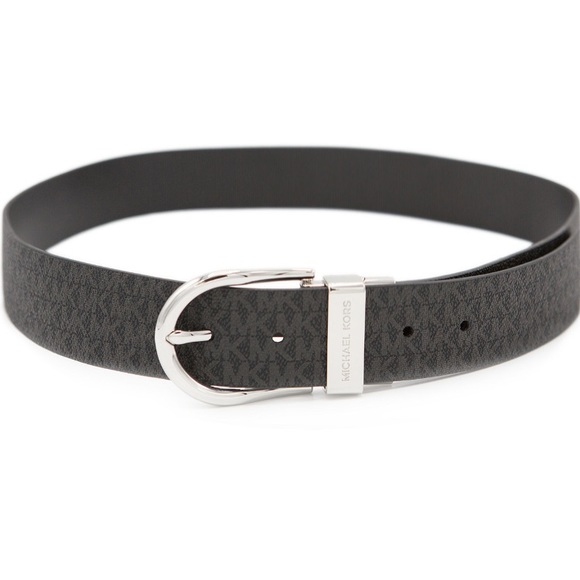 Michael Kors | Logo-Print Reversible Belt - Picture 3 of 5